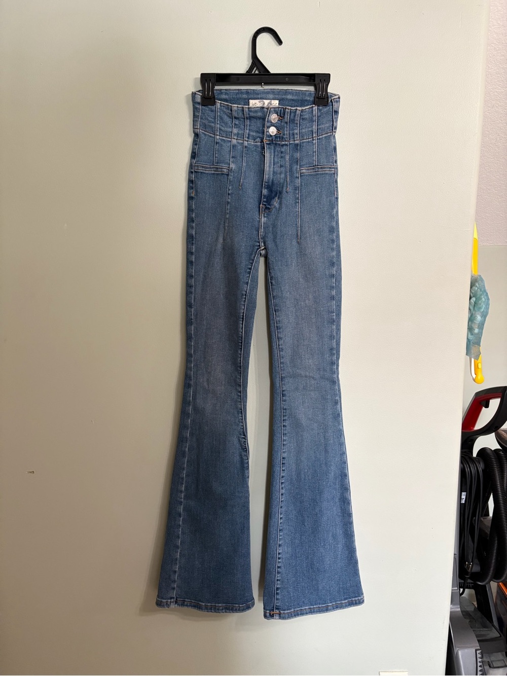 We The Free High-Rise Flare Jeans - Medium Blue
